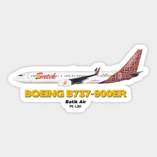 Boeing B737-900ER - Batik Air Sticker